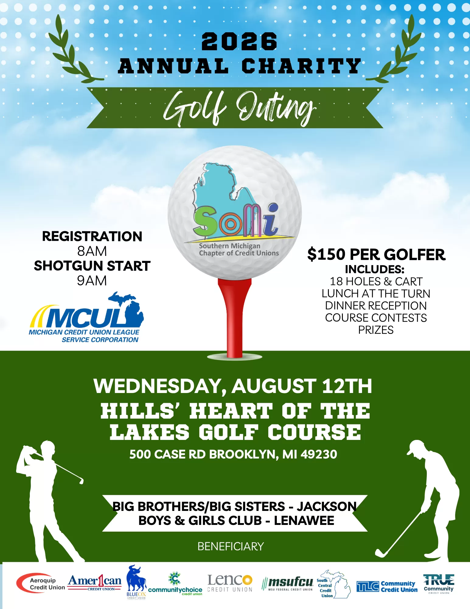 golkf outing flyer
